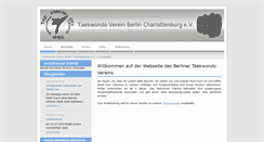Desktop Screenshot of berliner-taekwondo-verein.de